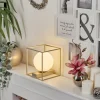 Lampe de table Finnseter Champagne, 1 lumière