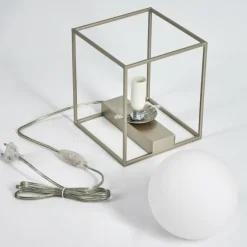 Lampe de table Finnseter Champagne, 1 lumière