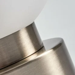 Lampe de table Flawil Nickel mat, 1 lumière