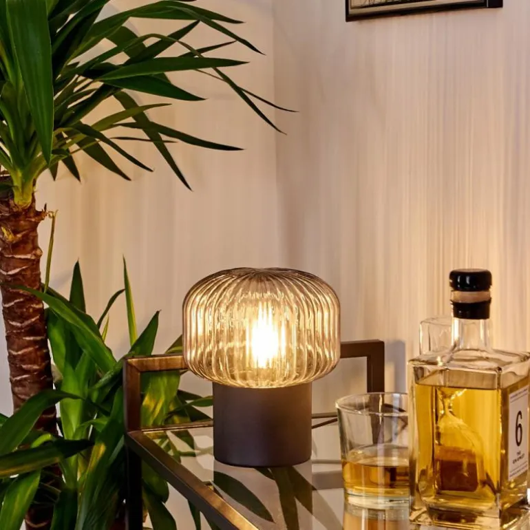 Lampe de table Gallo Noir, 1 lumière