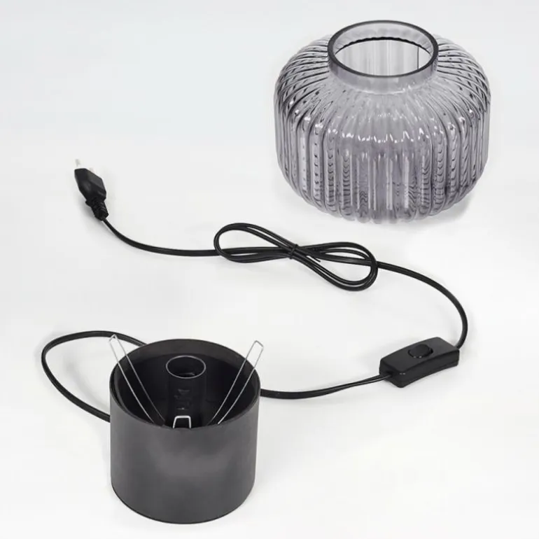Lampe de table Gallo Noir, 1 lumière