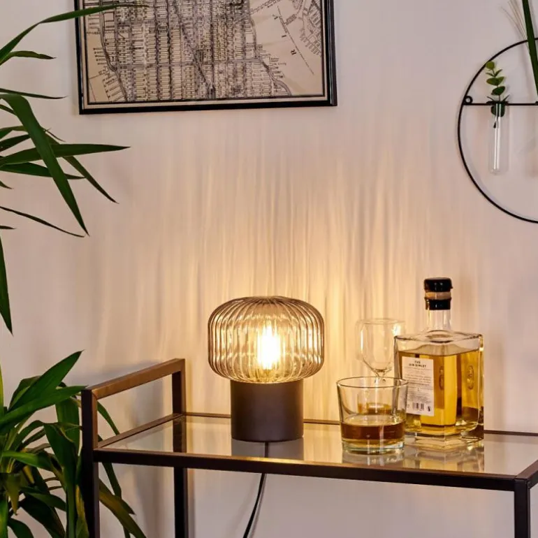 Lampe de table Gallo Noir, 1 lumière
