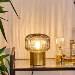Lampe de table Gallo Or, Laiton, 1 lumière