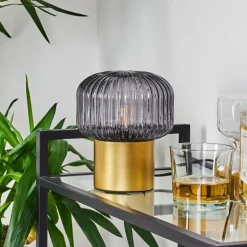 Lampe de table Gallo Or, Laiton, 1 lumière