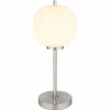 Lampe de table Globo BLACKY Nickel mat, 1 lumière