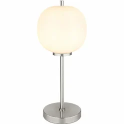Lampe de table Globo BLACKY Nickel mat, 1 lumière