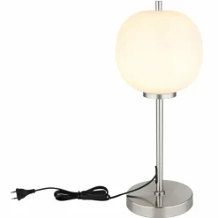 Lampe de table Globo BLACKY Nickel mat, 1 lumière
