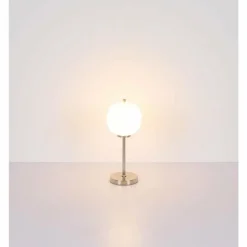 Lampe de table Globo BLACKY Nickel mat, 1 lumière