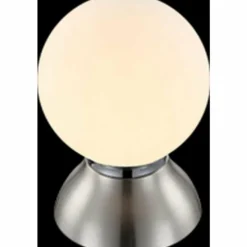 Lampe de table Globo Chrome, Nickel mat, 1 lumière
