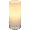 Lampe de table Globo CYLI LED Nickel mat, 1 lumière