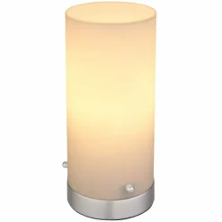 Lampe de table Globo CYLI LED Nickel mat, 1 lumière