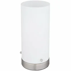 Lampe de table Globo CYLI LED Nickel mat, 1 lumière