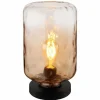 Lampe de table Globo DARINA Noir, 1 lumière
