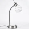 Lampe de table Globo ELLIOTT Nickel mat, 1 lumière