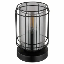 Lampe de table Globo KAMMI Noir, 1 lumière