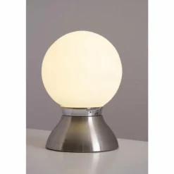 Lampe de table Globo Kitty Chrome, Nickel mat, 1 lumière