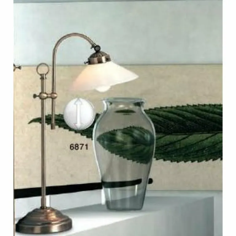 Lampe de table Globo LANDLIFE Vieux laiton, 1 lumière