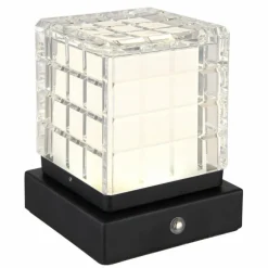 Lampe de table Globo LUNKI LED Noir, 1 lumière
