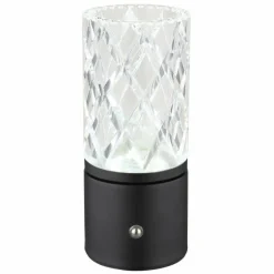 Lampe de table Globo LUNKI LED Noir, 1 lumière