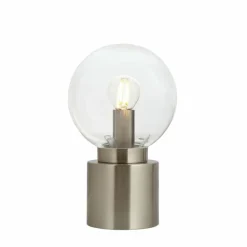 Lampe de table Globo MARKA Nickel mat, 1 lumière