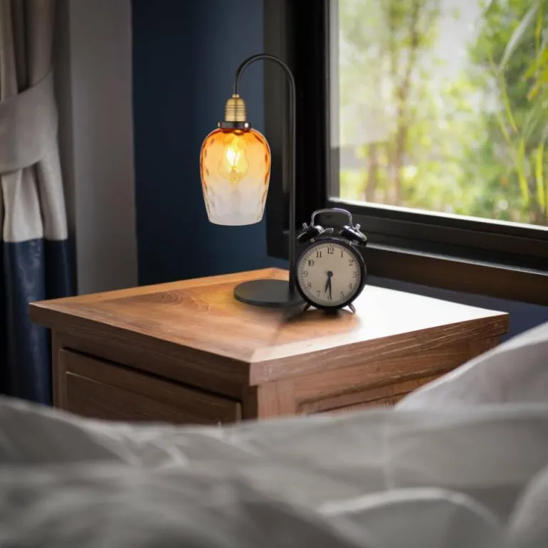 Lampe de table Globo SALVY Noir, 1 lumière