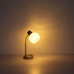 Lampe de table Globo WILLY Nickel mat, 1 lumière