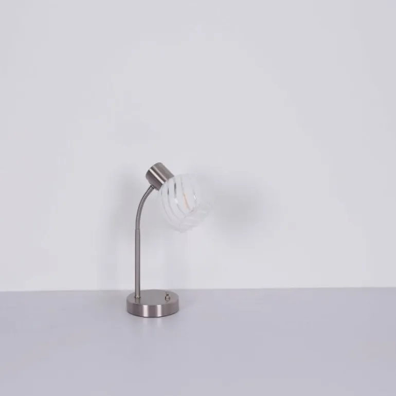 Lampe de table Globo WILLY Nickel mat, 1 lumière