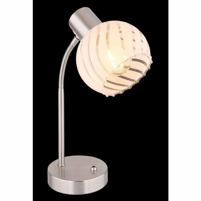 Lampe de table Globo WILLY Nickel mat, 1 lumière