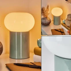 Lampe de table Godrie Bleu, 1 lumière