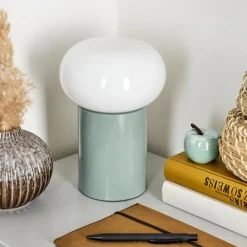 Lampe de table Godrie Bleu, 1 lumière