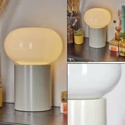 Lampe de table Godrie Crème, 1 lumière