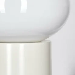 Lampe de table Godrie Crème, 1 lumière