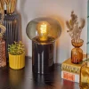 Lampe de table Godrie Noir, 1 lumière