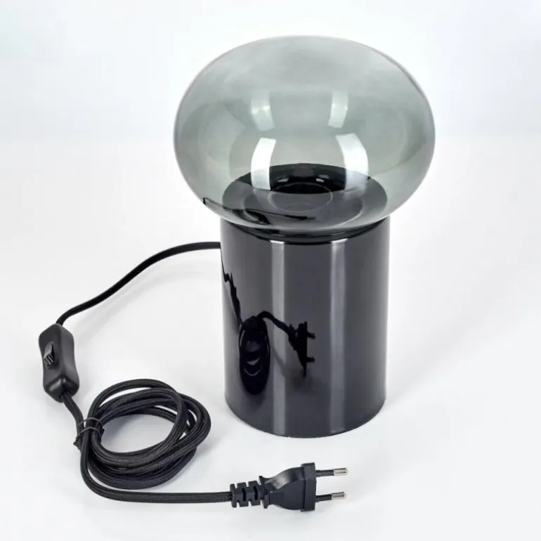 Lampe de table Godrie Noir, 1 lumière
