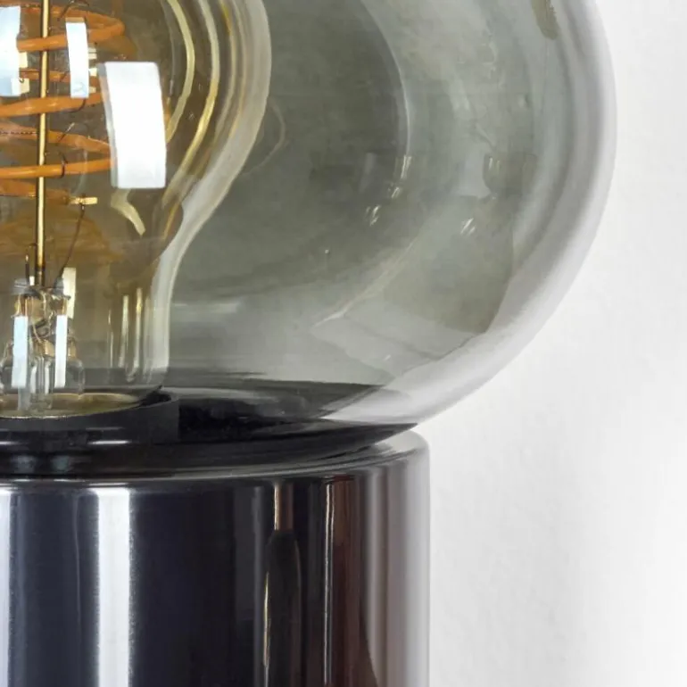 Lampe de table Godrie Noir, 1 lumière