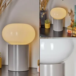 Lampe de table Godrie Taupe, 1 lumière