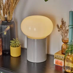 Lampe de table Godrie Taupe, 1 lumière