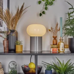 Lampe de table Godrie Taupe, 1 lumière