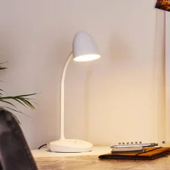 Lampe de table Grenoble LED Blanc, 1 lumière