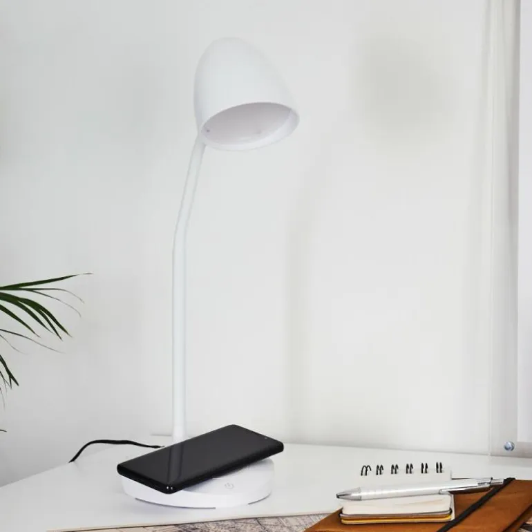 Lampe de table Grenoble LED Blanc, 1 lumière
