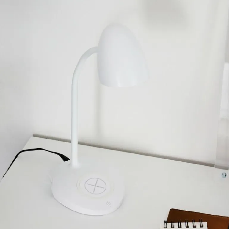 Lampe de table Grenoble LED Blanc, 1 lumière