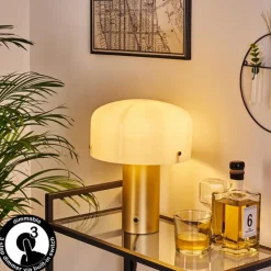 Lampe de table Guicia Or, Laiton, 1 lumière