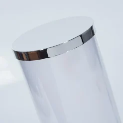 Lampe de table Hatara LED Chrome, 1 lumière, Télécommandes, Changeur de couleurs