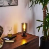 Lampe de table Hunouri Noir, 1 lumière
