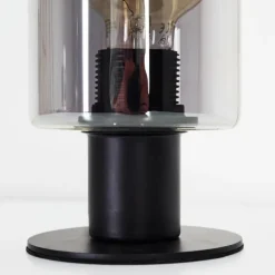 Lampe de table Hunouri Noir, 1 lumière
