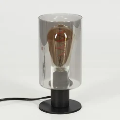 Lampe de table Hunouri Noir, 1 lumière