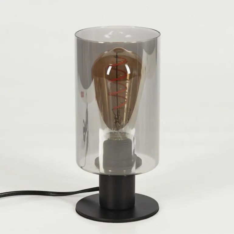 Lampe de table Hunouri Noir, 1 lumière