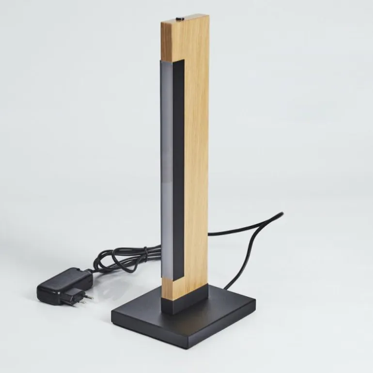 Lampe de table Inzino LED Écru, Noir, 1 lumière