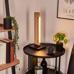 Lampe de table Inzino LED Écru, Noir, 1 lumière