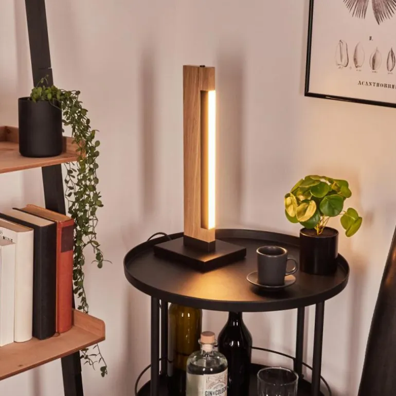 Lampe de table Inzino LED Écru, Noir, 1 lumière